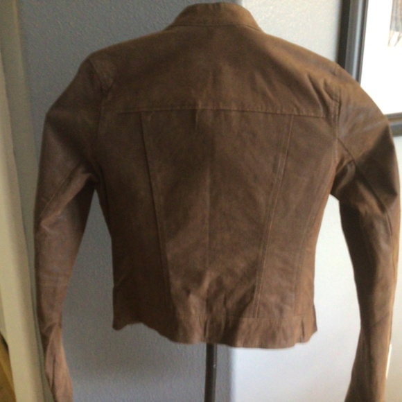 Levi’s suede moto jacket brown size small - Picture 5 of 5